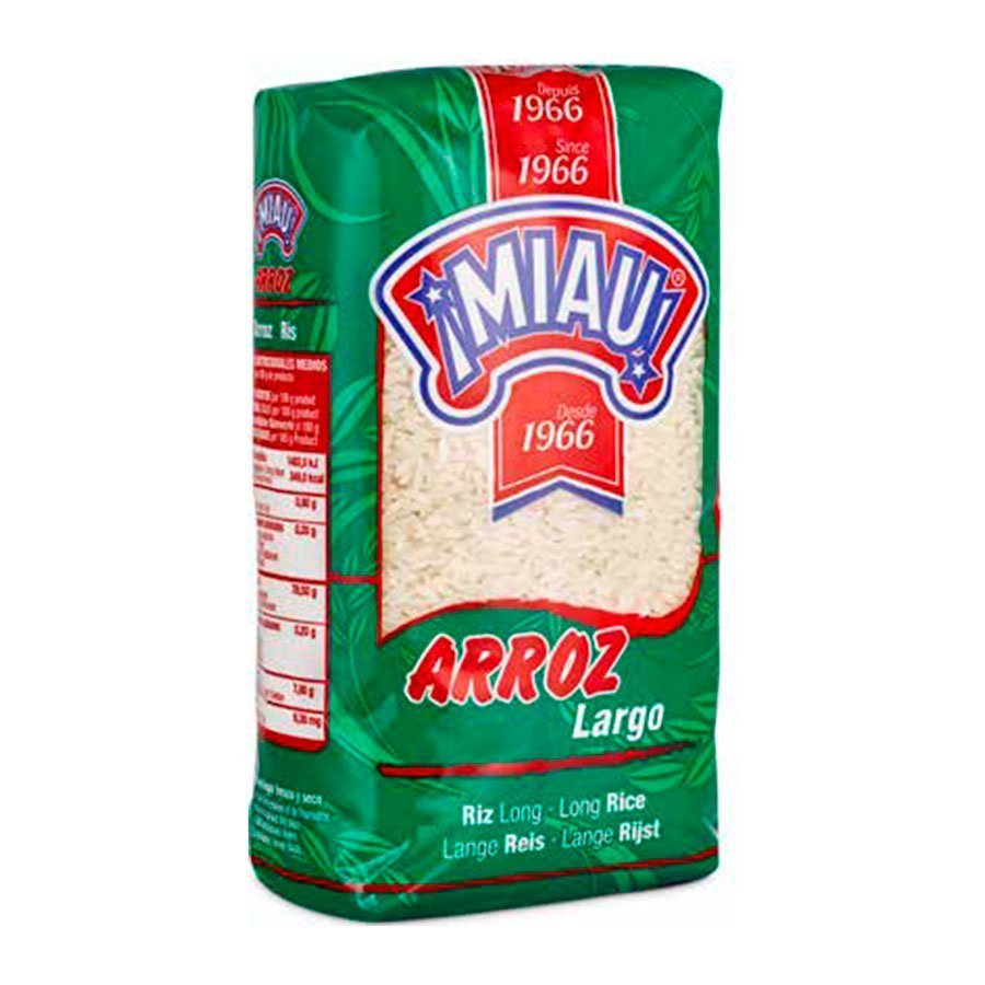 Arroz Largo 1Kg - Miau - Imagen 1