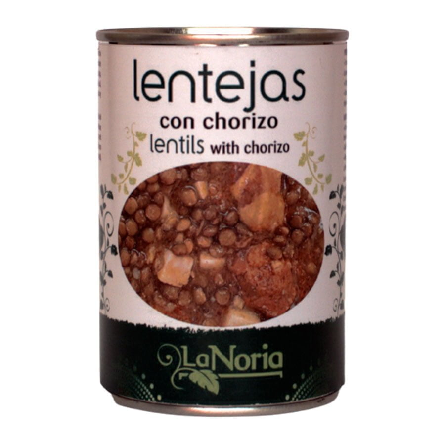 AFV02382-LENTEJAS-CON-CHORIZO-500-GR-LA-NORIA Lentejas con Chorizo 420g - La Noria - Imagen 1