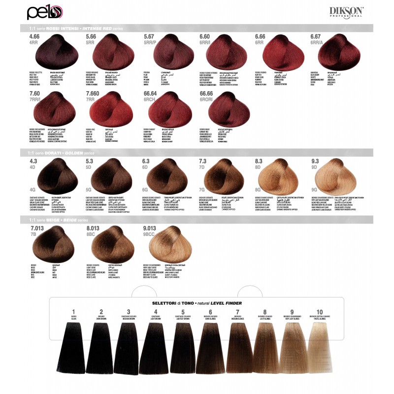 Tinte Dikson Color Extra "LÍNEA PREMIUM" Cenizas 6.1/6c/6a rubio Oscuro Ceniza - 120 ml - Imagen 3