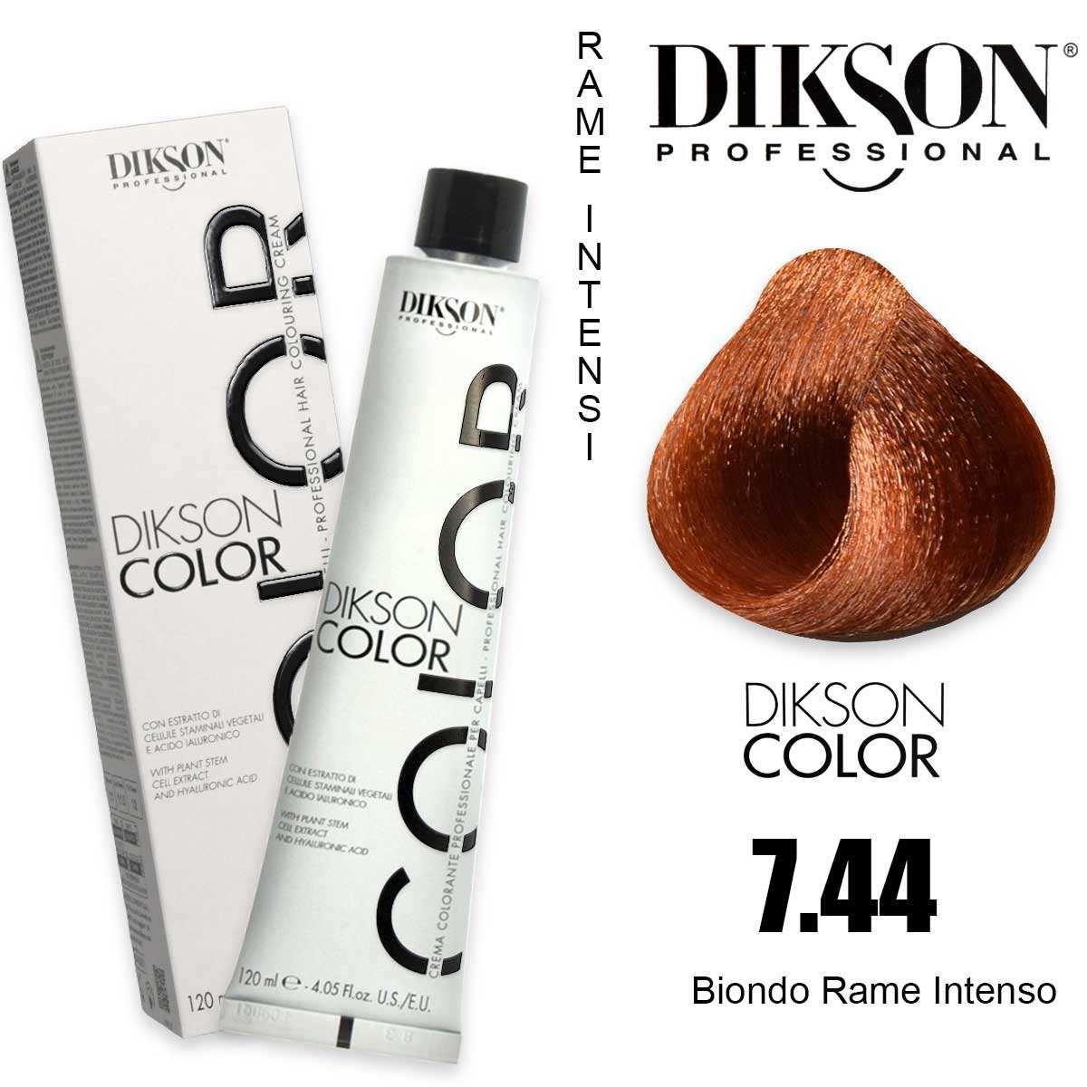 HFV00913 Tinte Color Extra "LINEA PREMIUM" Serie Cobrizos Intensos 7.44 Rubio Cobrizo Intenso - Dikson - Imagen 1