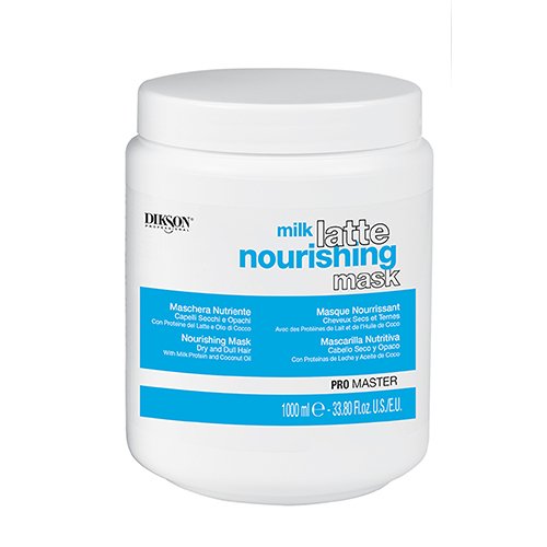 Nourishing Mask Dry And Dull Hair (With) Milk Protein And Coconut Oil 1000ml - Dikson - Imagen 1