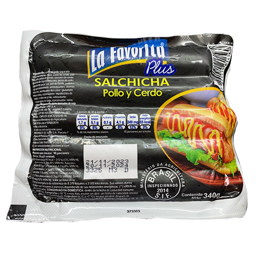 Salchichas Mixtas 340g - La Favorita - Imagen 1