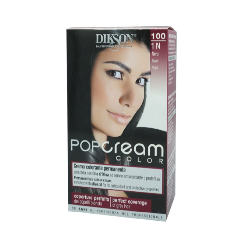 Pop Cream Color 100/1n Negro - 55ml - Imagen 1