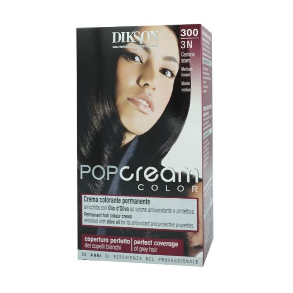 Pop Cream Color 300/3n Castaño Oscuro - 55ml - Imagen 1