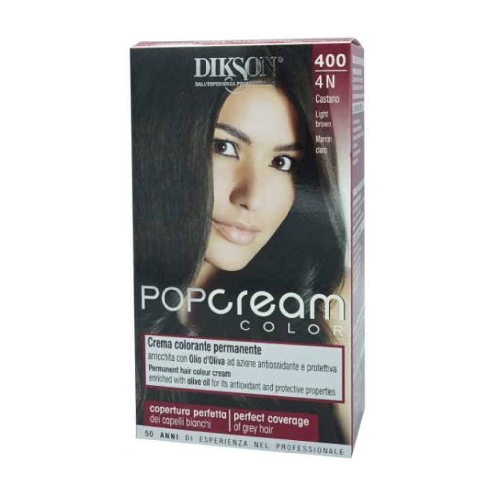 Pop Cream Color 400/4n Castaño - 55ml - Imagen 1