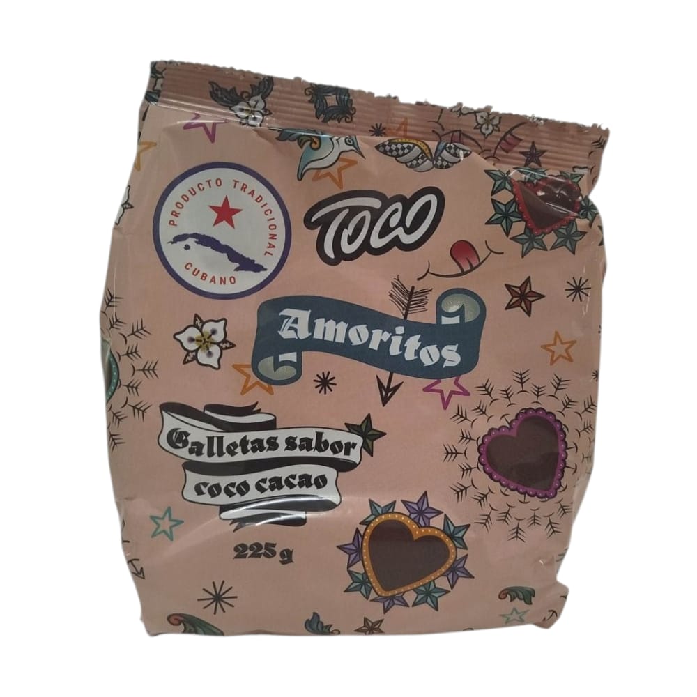 AFV04254 Galleta sabor Coco-Cacao Paquete de 225g - Toco - Imagen 1