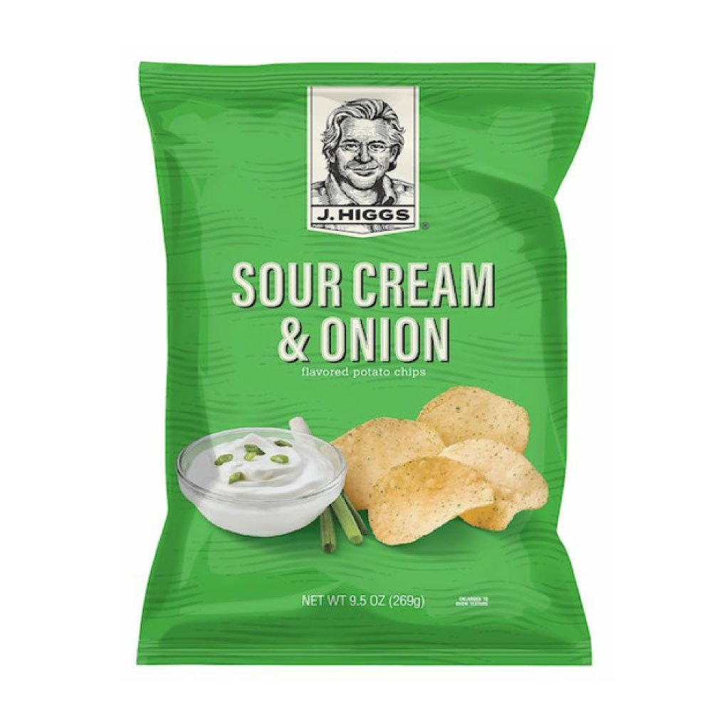 AFV04458 Chips Crema Agria 7,75oz - J. Higgs - Imagen 1