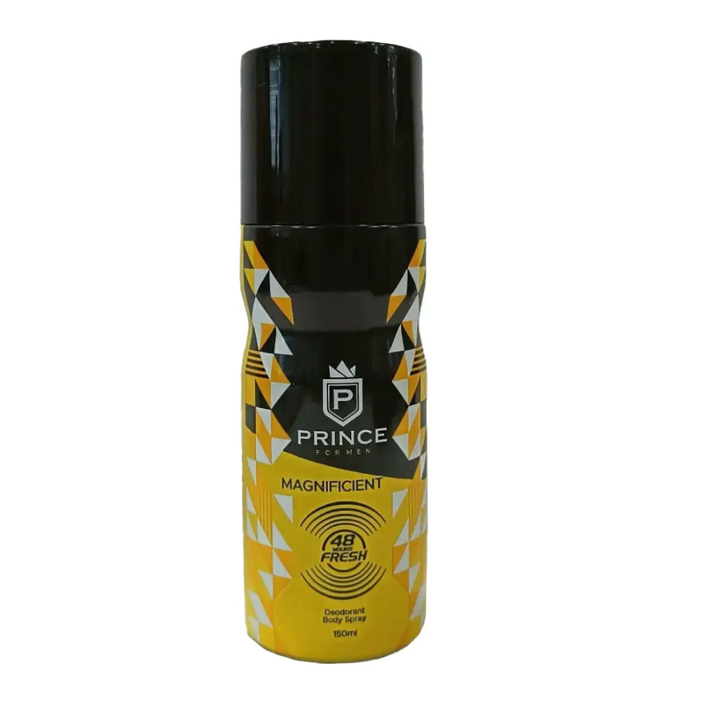HFV01103 Desodorante corporal en spray para hombre Magnificient 150ml - Prince - Imagen 1