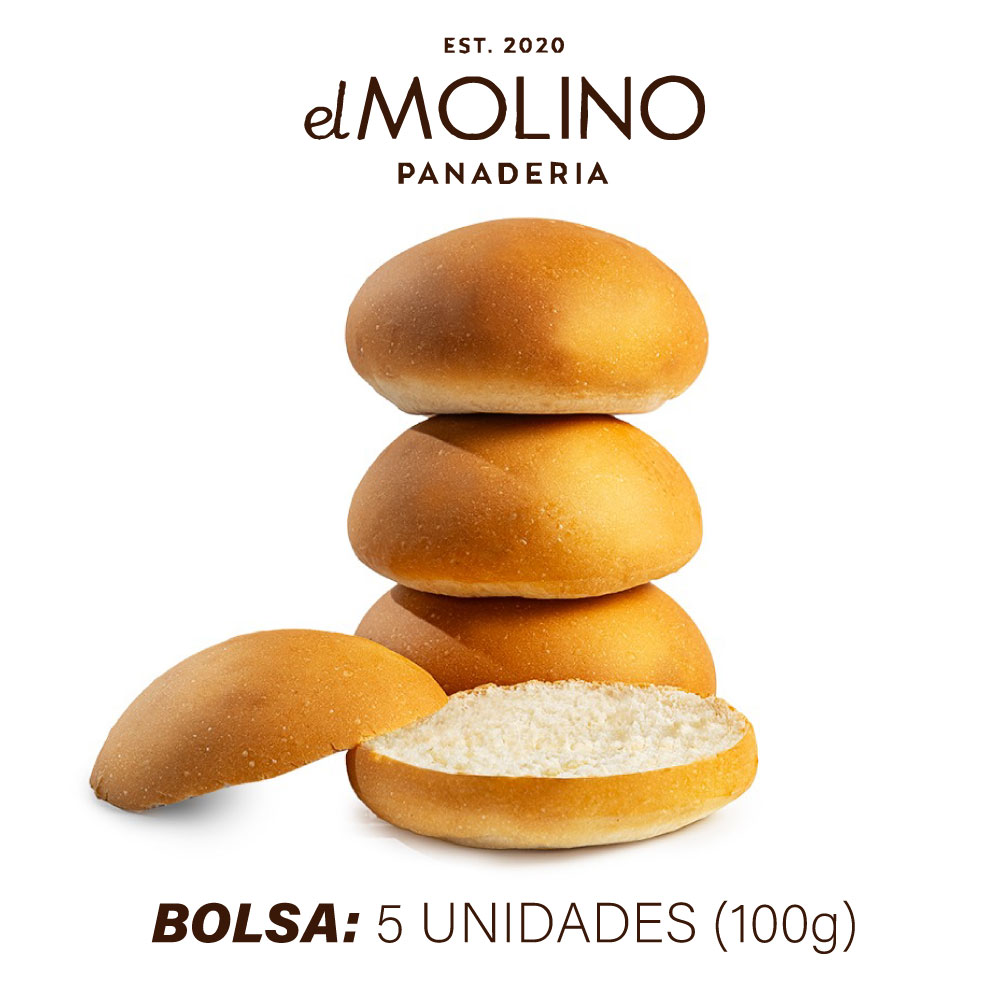 AFV04418-1 Pan Bum 100g (5 Unidades) - El Molino - Imagen 1