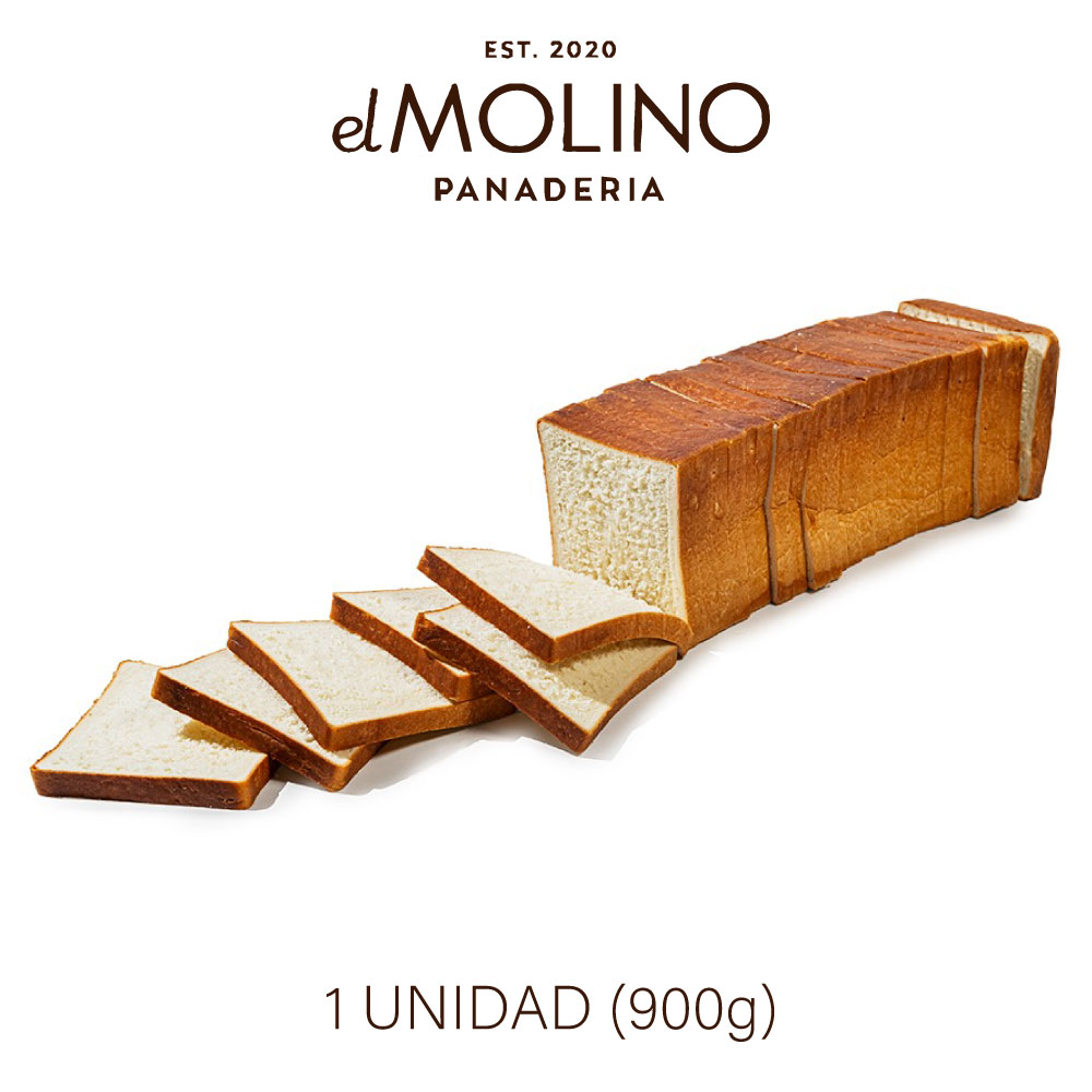 Pan Pullman natural rebanado 900g - El Molino - Imagen 1