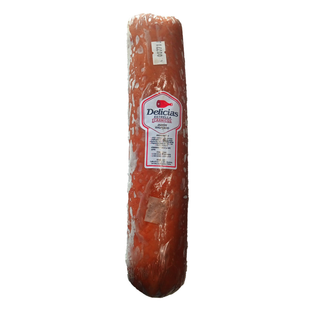 Jamón Ahumado 1.6lb - Delicias Estrella - Imagen 1