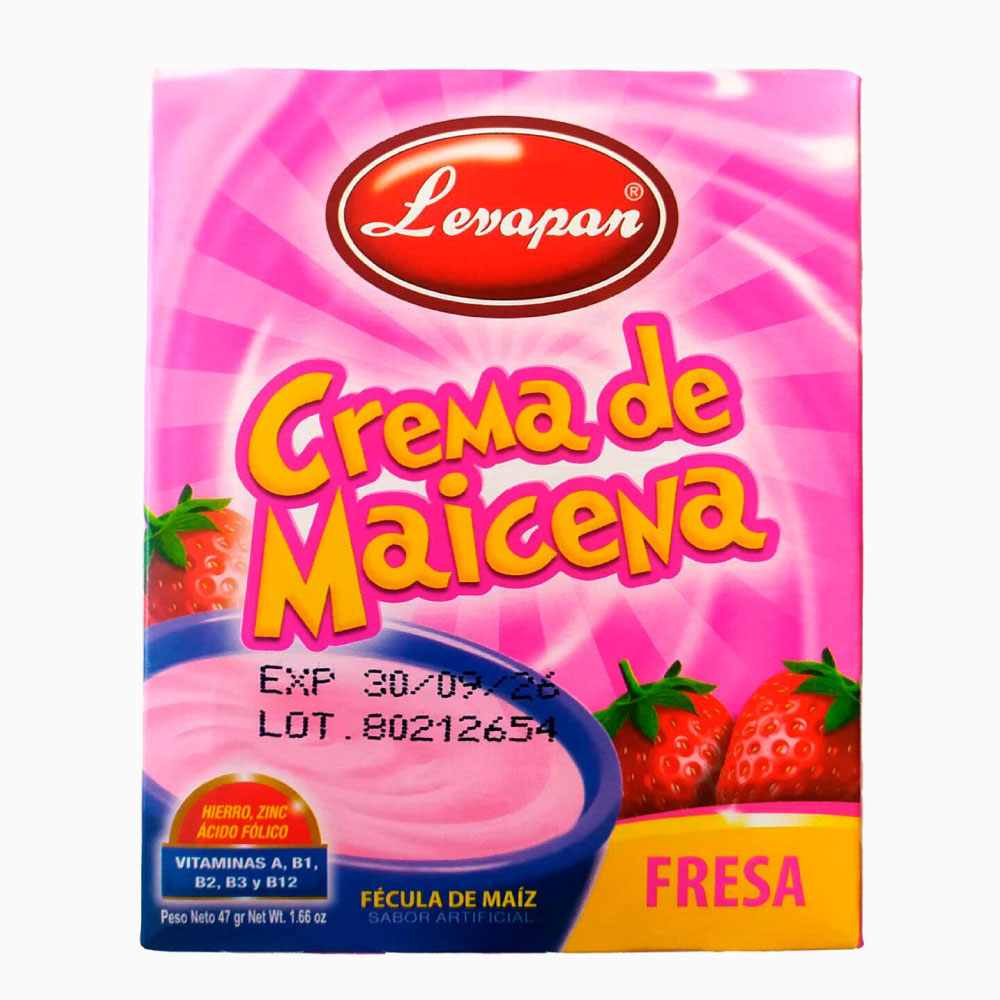Maicena Fresa 45g - Levapan - Imagen 1