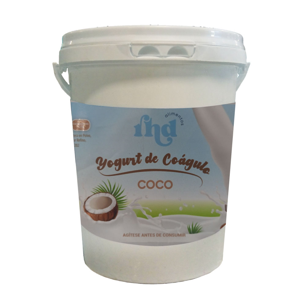 Yogurt de Coágulo Probiótico Coco 1Lt - Rhd - Imagen 2