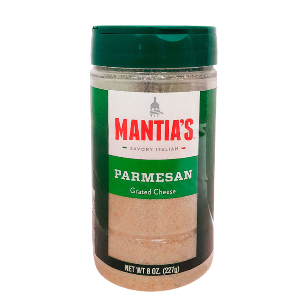Queso Parmesano Rallado 227g - Mantia's - Imagen 1