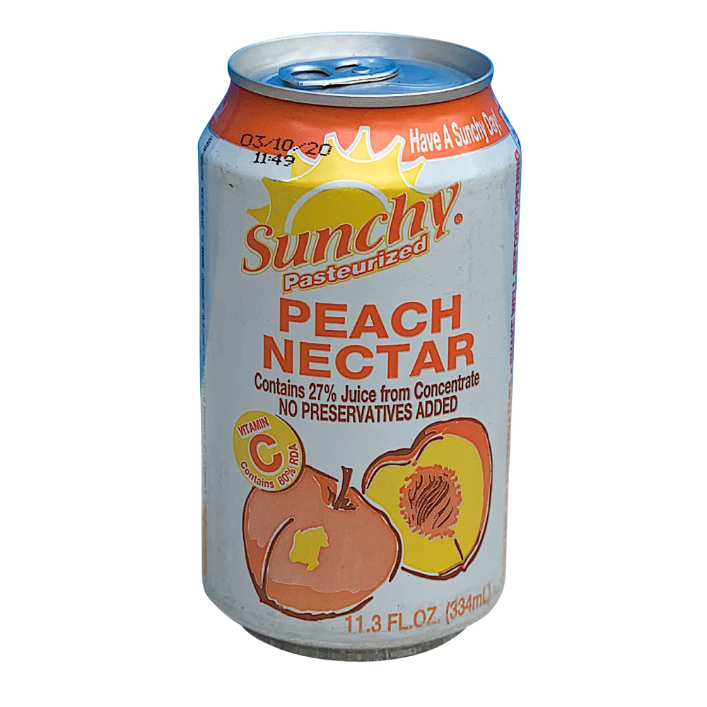 Néctar de Melocotón lata 33cl - Sunchy - Imagen 1