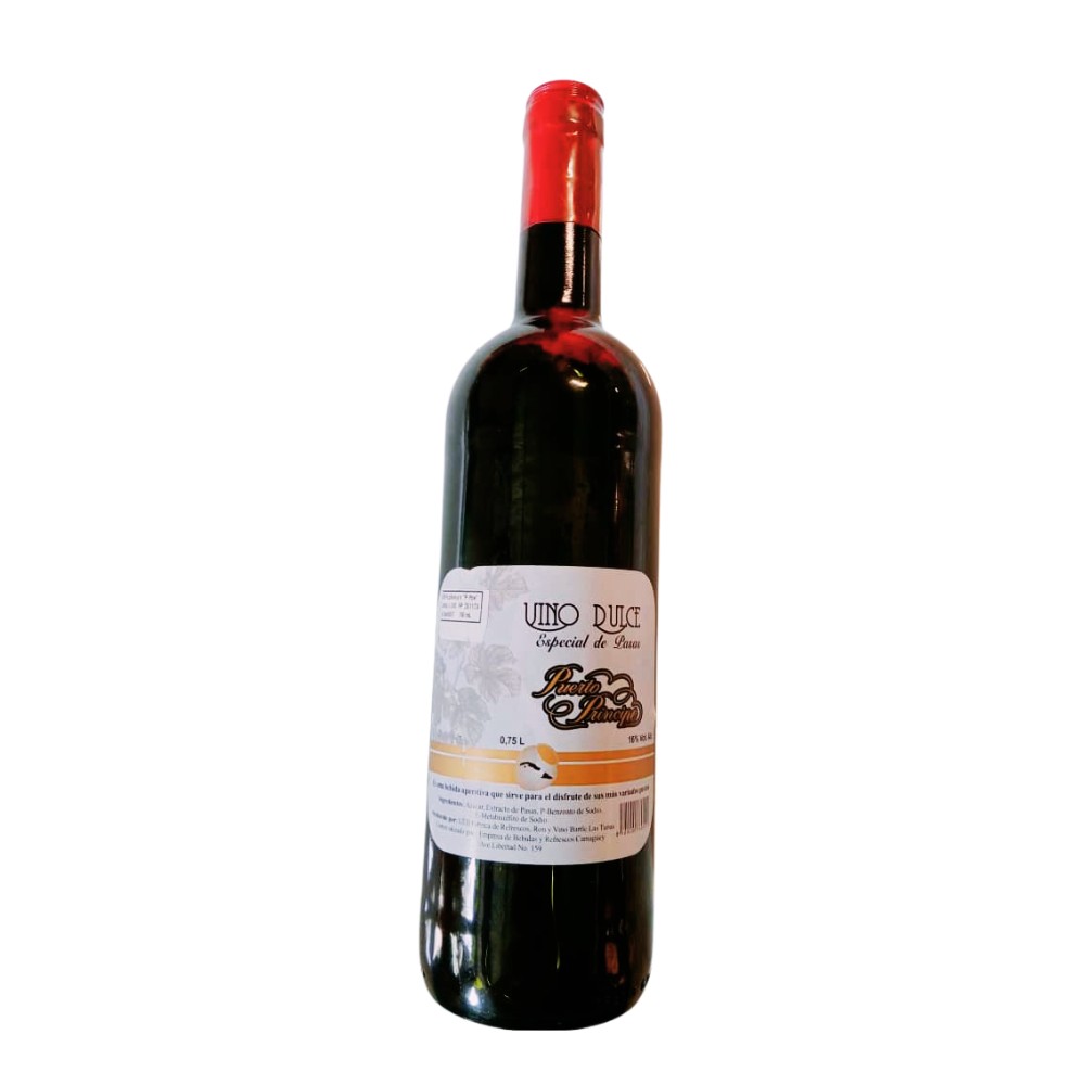Vino Dulce de Pasas 750ml - Puerto Principe - Imagen 1