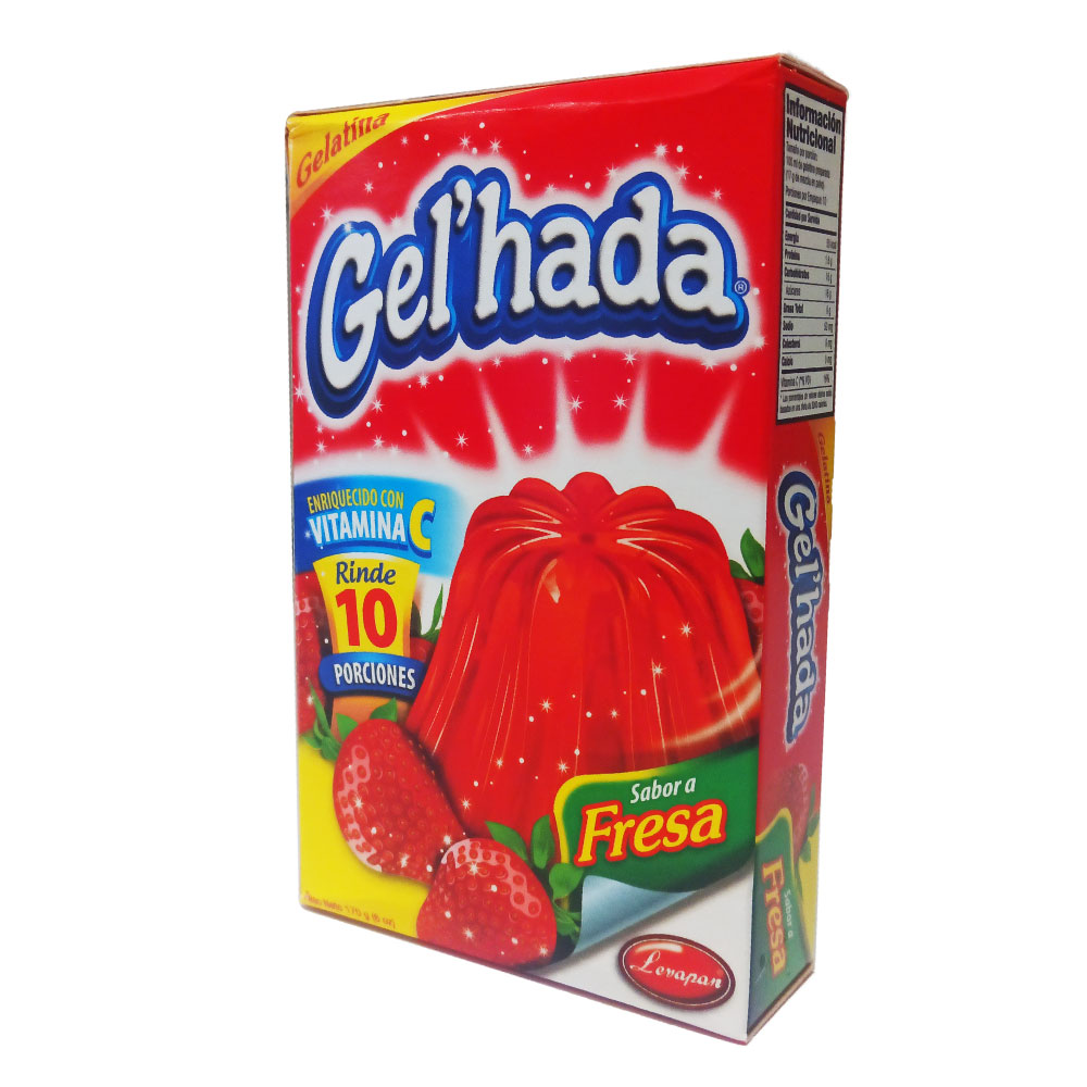 Gelatina Fresa 170g / 60z - Gel'hada - Imagen 1