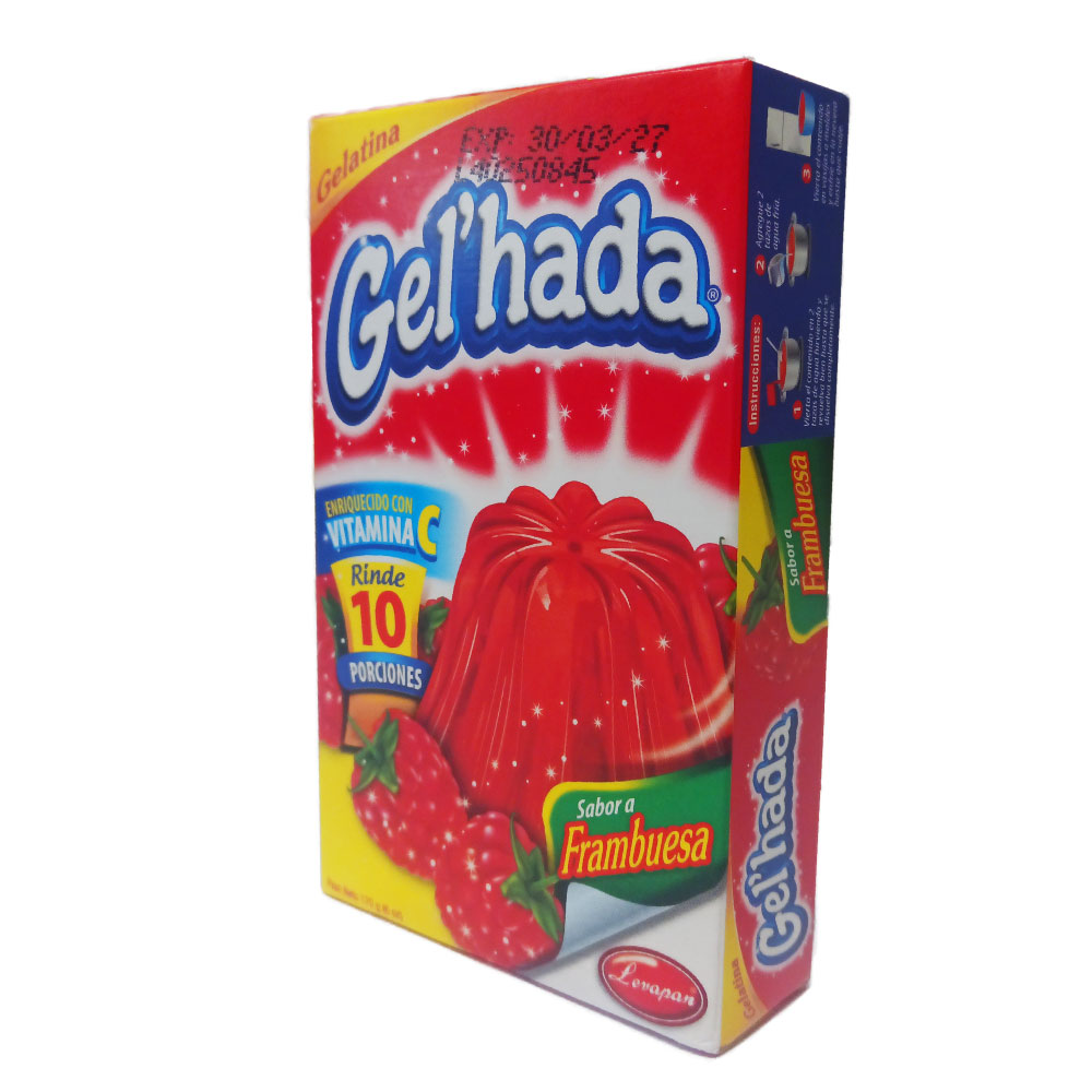 Gelatina Frambuesa 170g / 60z - Gel'hada - Imagen 1