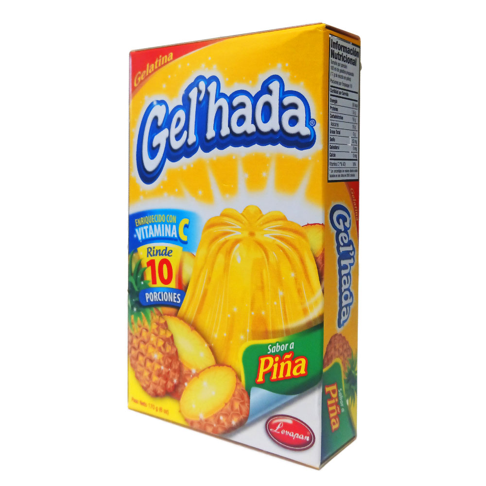 AFV04547 Gelatina Piña 170g / 60z - Gel'hada - Imagen 1