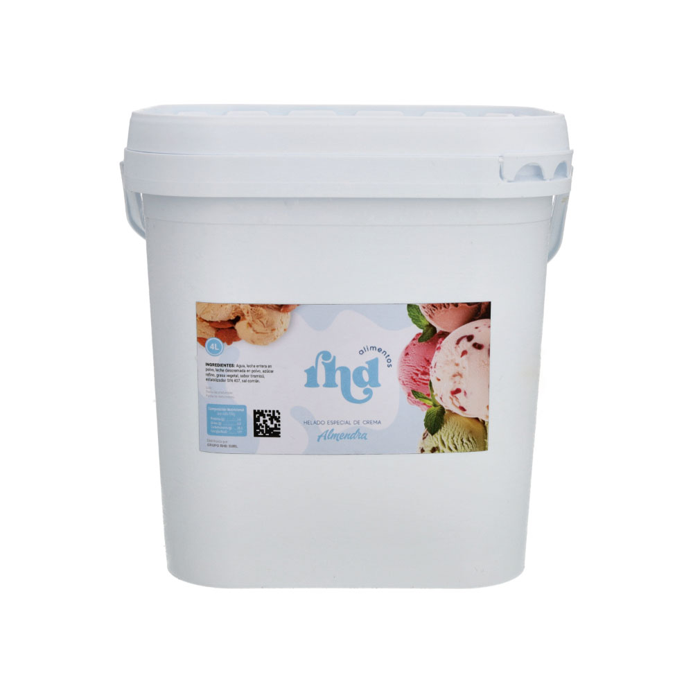 AFV04563 Helado Especial de Crema sabor Almendra 4L - Rhd - Imagen 1