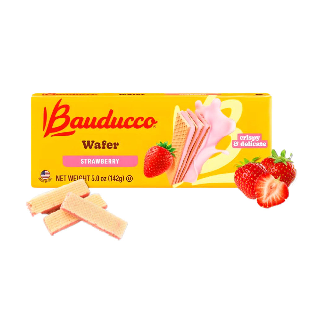 Sorbetos Rellenos de Crema Sabor Fresa 142g/5oz - Bauducco - Imagen 1