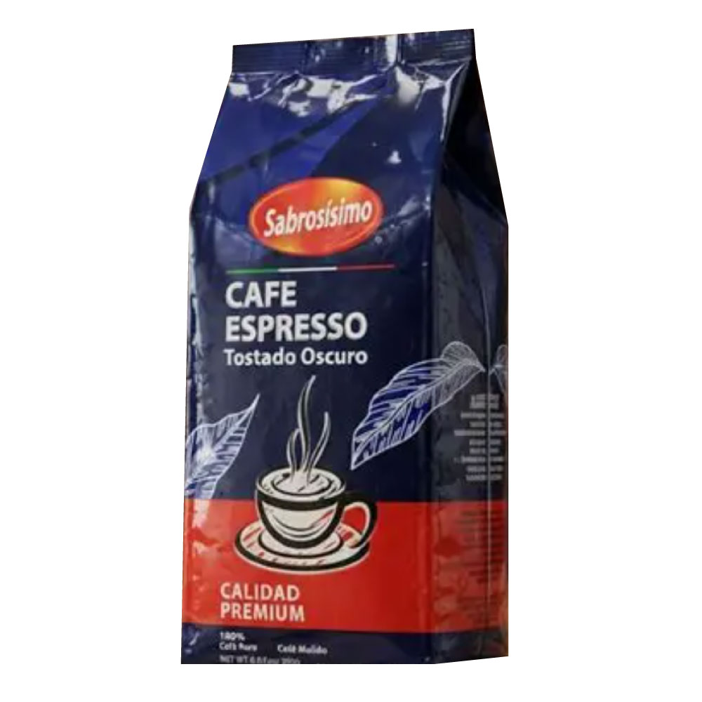 Cafe-Expresso-Tostado-Premium-250g-Sabrosisimo_Alimentos_18680_1.jpeg Café Expresso Tostado Premium 250g - Sabrosísimo - Imagen 1