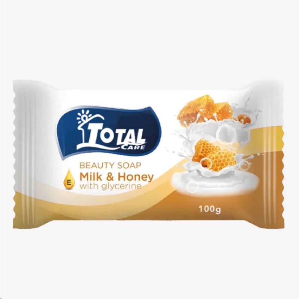 Jabon-de-Tocador-Miel-y-Leche-100g-Total-Care_Higiene-Cuidado-personal_18716_1.jpeg Jabón de Tocador Miel y Leche 100g - Total Care - Imagen 1