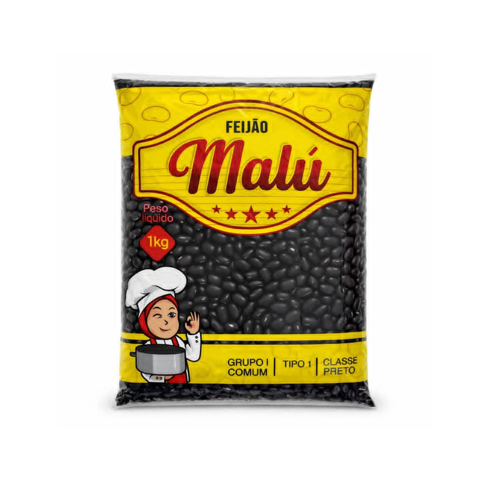 AFV04598 Frijol negro 1kg - Malú - Imagen 1
