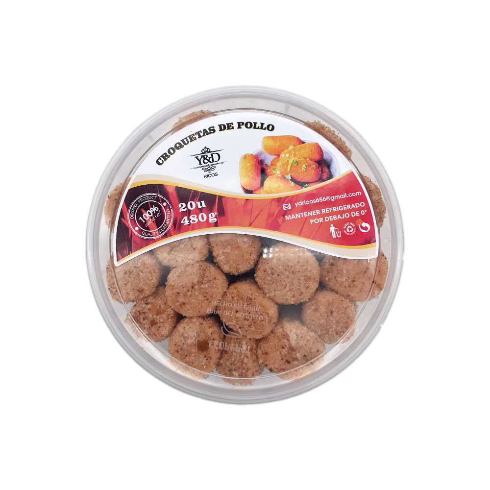 AFV04620 Croquetas de Pollo 20 uds. - Y&D Ricos - Imagen 1