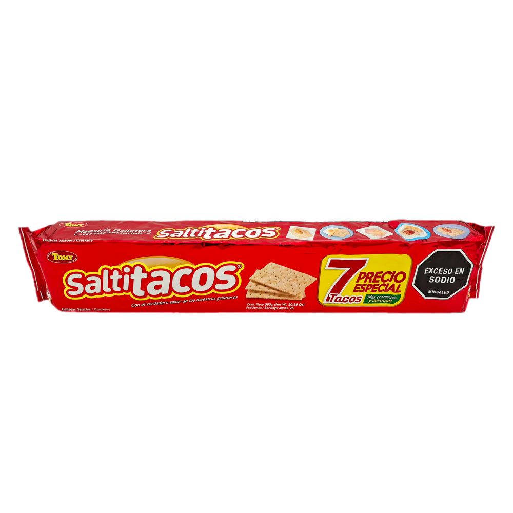 Galletas Saltitacos 7 Tacos 595g - Tomy - Imagen 1