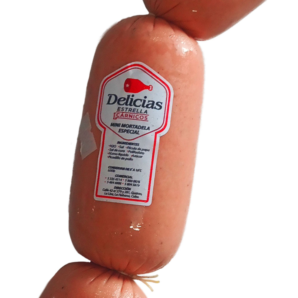 Mini Mortadela 0.7Lb - Delicias Estrella - Imagen 1