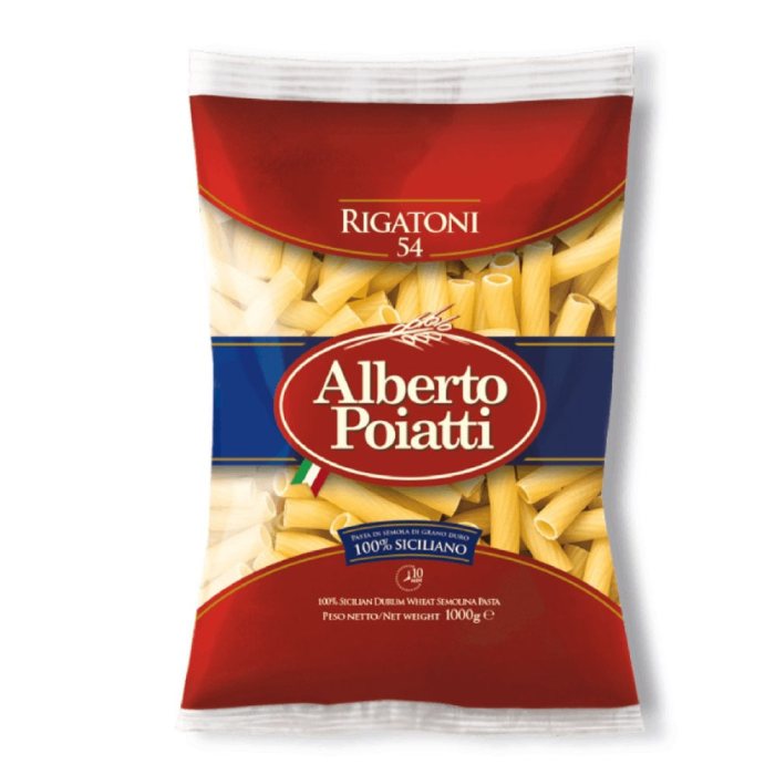 Rigatoni paquete 500g - Poiatti - Imagen 1