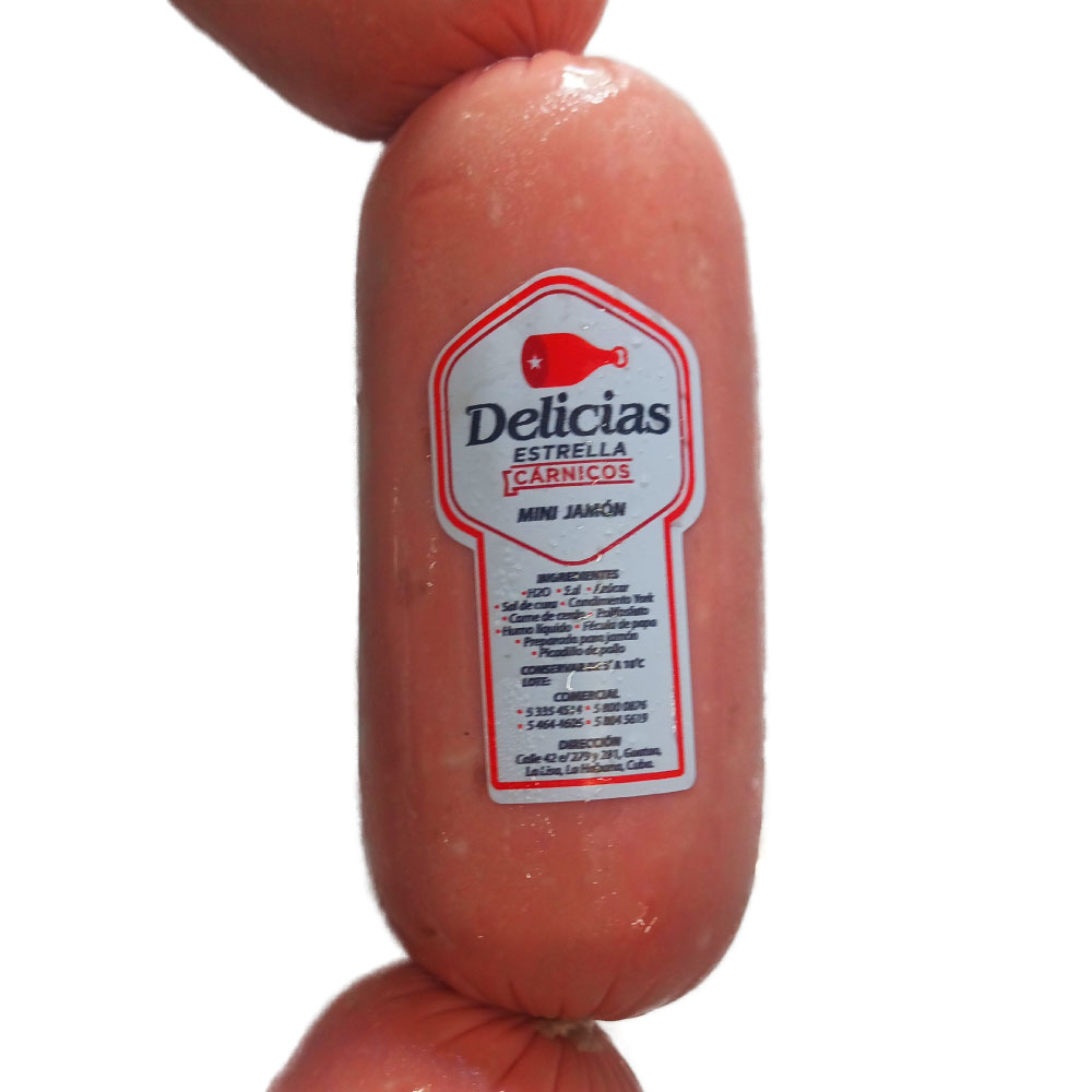 Mini Jamón Vicky 0.7lb - Delicias Estrella - Imagen 1