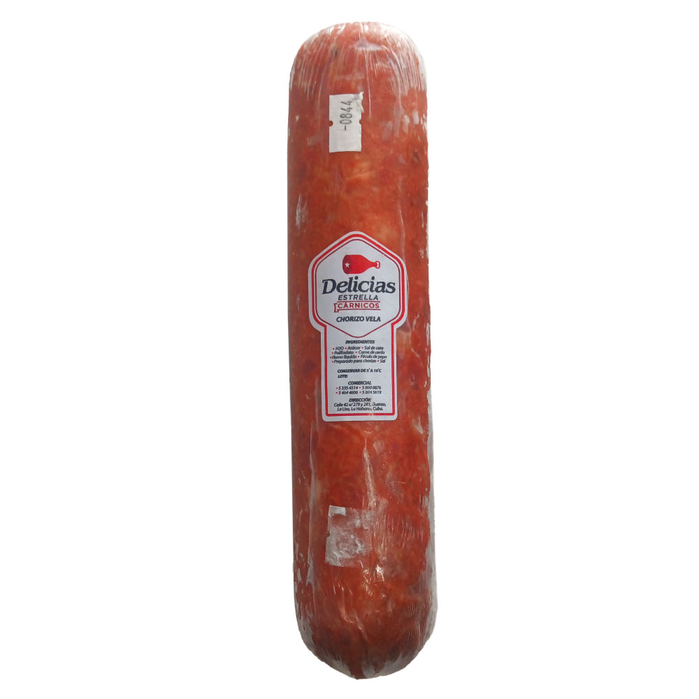 Chorizo Vela 1.5Lb - Delicias Estrella - Imagen 1