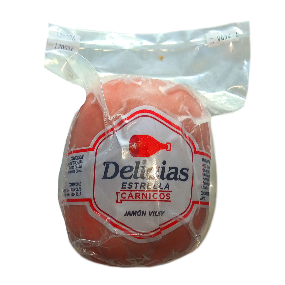 Jamón Vicky Malla Roja 1.5Lb - Delicias Estrella - Imagen 1