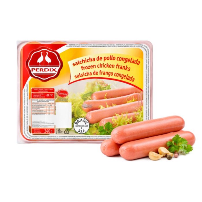 Salchichas de Pollo 340g/120z - Perdix - Imagen 1
