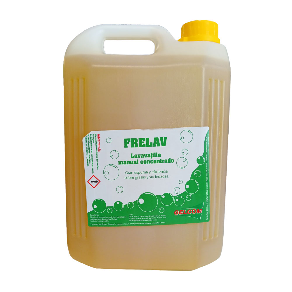 Detergente Lavavajillas Manual Concentrado 5Lt - Frelav - Imagen 1