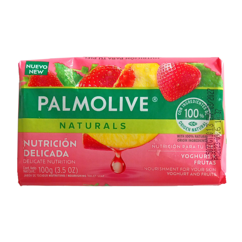 Jabón de Tocador Clásico de Yogurt y Frutas 100g/3.53oz - Palmolive - Imagen 1