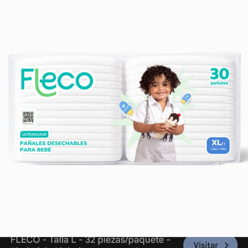Pañales para Bebé Talla XL/4 30u - Fleco - Imagen 1