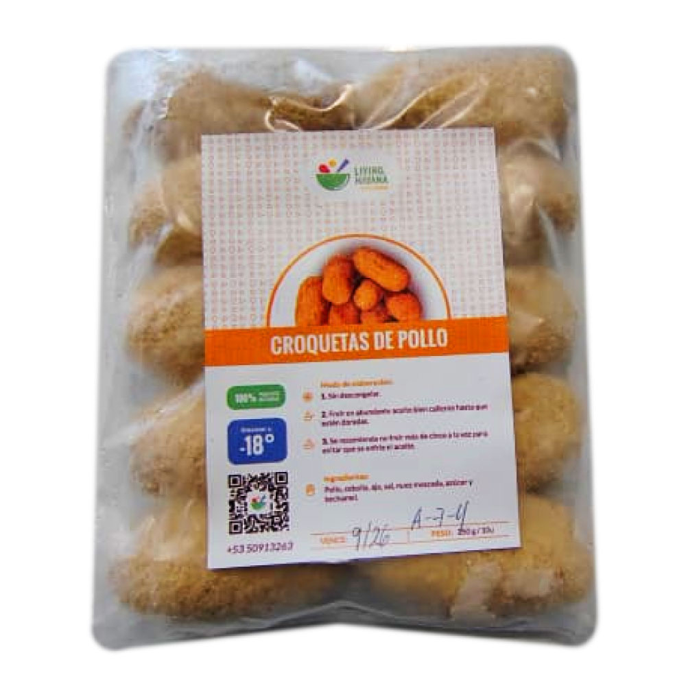 AFV04729 Croquetas de Pollo 10u 250g - Living Havana - Imagen 1