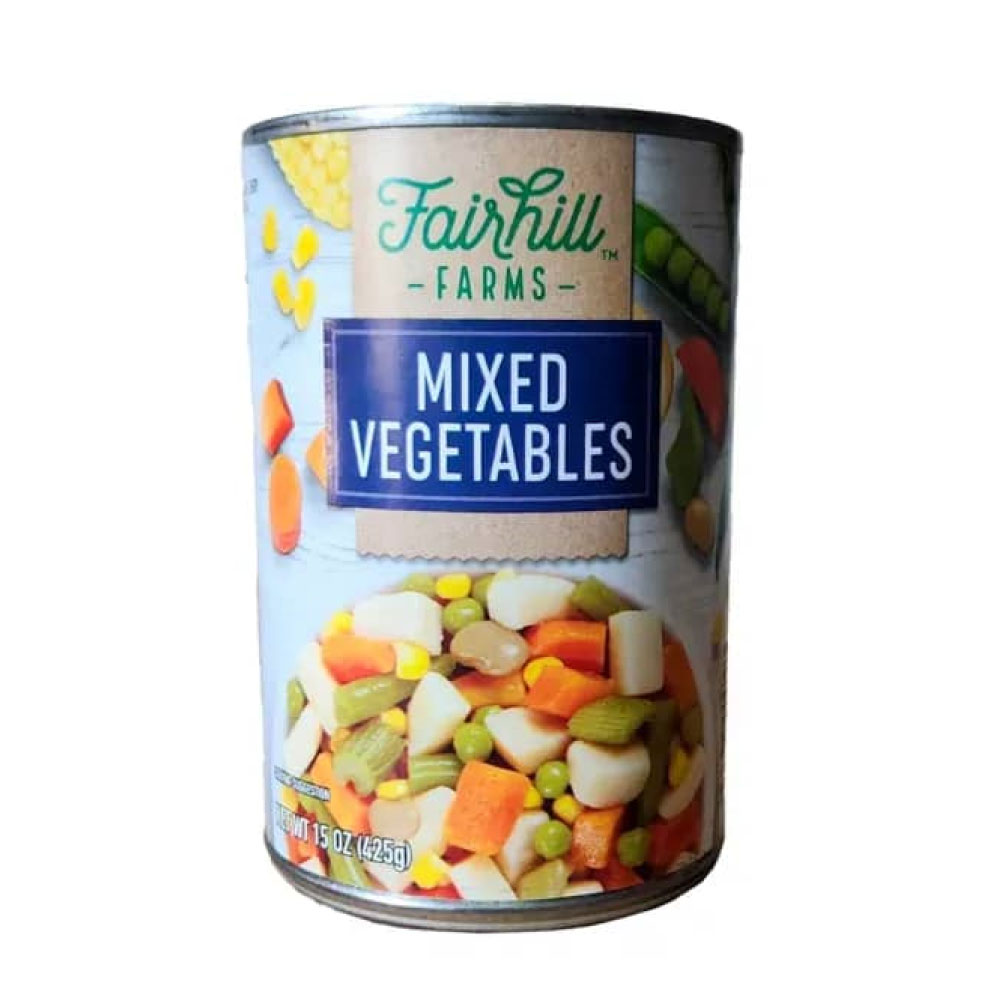 Vegetales Mixtos Macedonia 15oz - Fairhill Farms - Imagen 1
