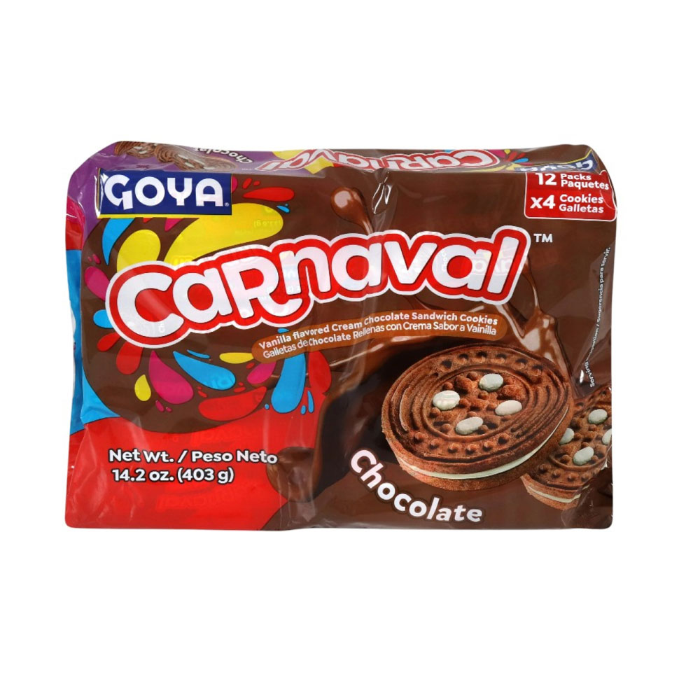 Galletas Carnaval de Chocolate 14.2oz - Goya - Imagen 1