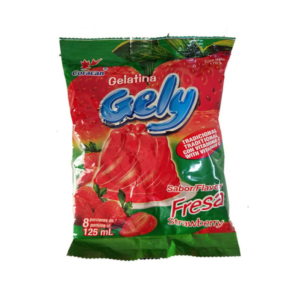 AFV04788 Gelatina de Fresa 170g - Gely - Imagen 1