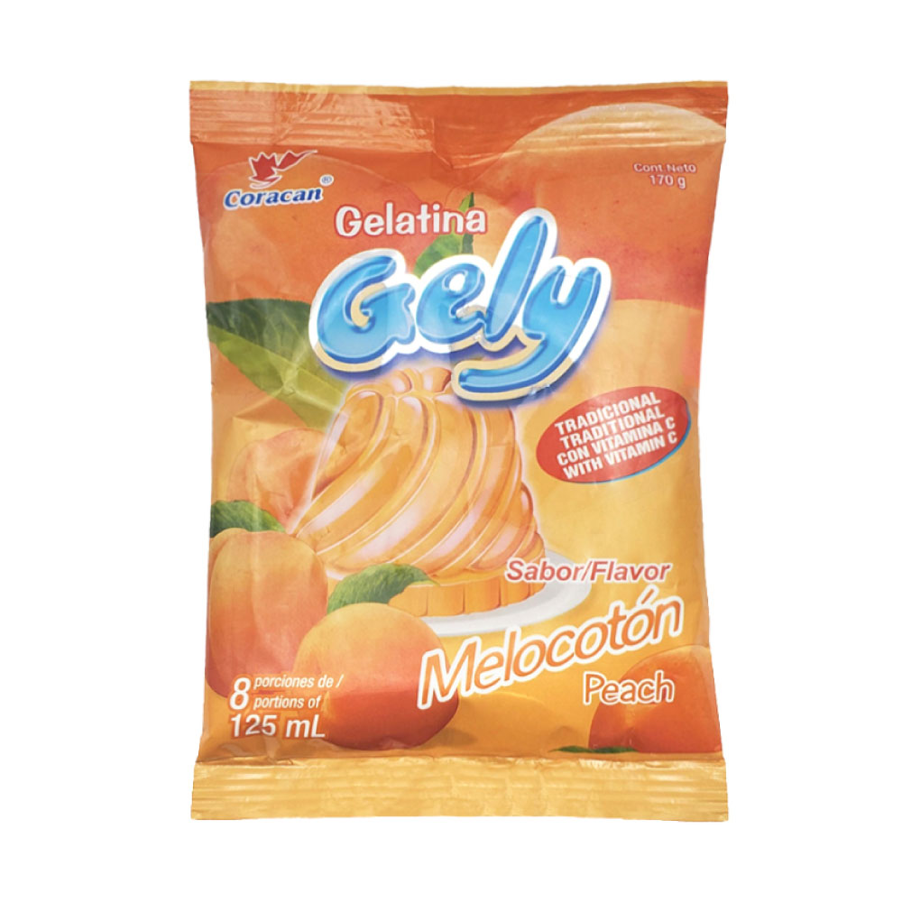 AFV04789 Gelatina de Melocotón 170g - Gely - Imagen 1