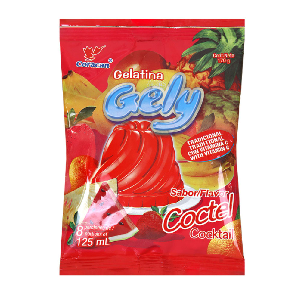 Gelatina de Cóctel 170g - Gely - Imagen 1