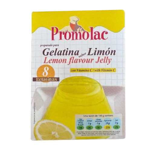 AFV04301 Gelatina de Limón 170g - Promolac - Imagen 1