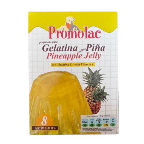 AFV04303 Gelatina de Piña 170g - Promolac - Imagen 1