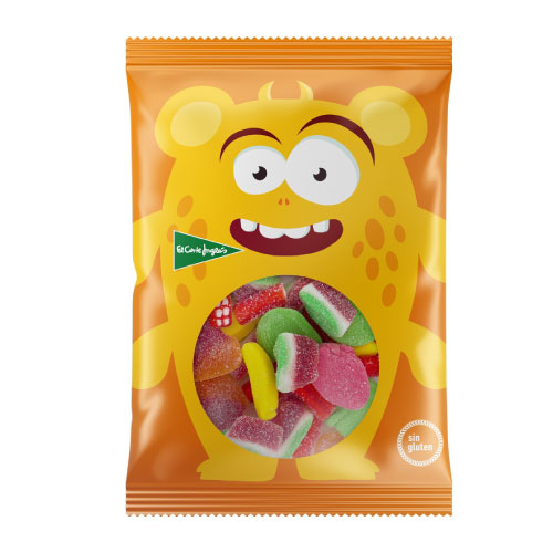 AFV03336 Caramelos de Goma Surtidos Sin Gluten Bolsa 200g - Imagen 1