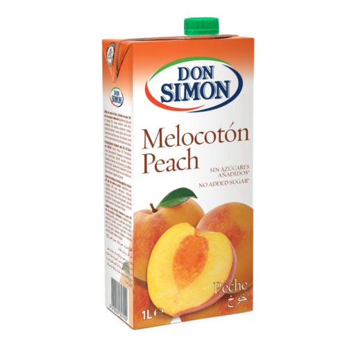 Jugo de Melocotón Brick 1L - Don Simón - Imagen 1