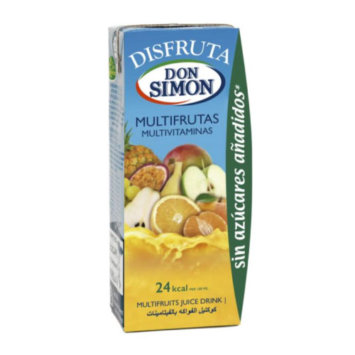 AFV04356 Jugo de Multivitaminas Pack 6 Bricks 200ml - Don Simón - Imagen 1